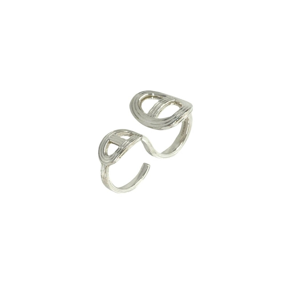 HERMES Silver Ring #53